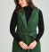 LIA9374 Zaļa veste ar jostu