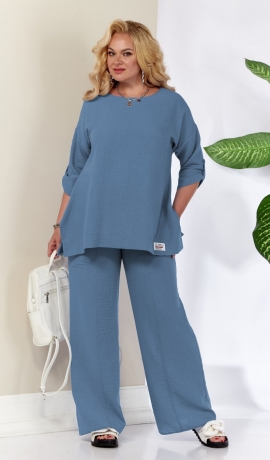 LIA12581 Zils divdaļīgs kostīms
