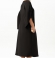 LIA22079 Melna satīnauduma kleita