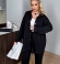 LIA22120 Divdaļīgs trikotāžas kostīms ar akmeņiem