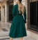 LIA14374 Velveta kleita ar kabatām