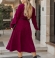LIA14372 Velveta kleita ar kabatām 