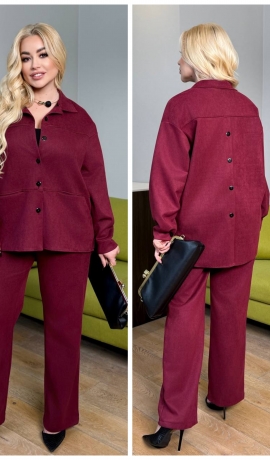 LIA21551 Divdaļīgs zamšauduma kostīms