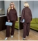 LIA21550 Divdaļīgs zamšauduma kostīms 