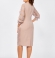 LIA22923 Pūderkrāsas eleganta kleita
