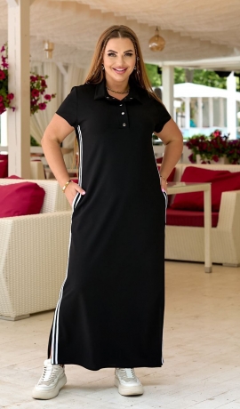 LIA17857 Sportiska stila gara kleita