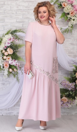 LIA5958 Gaiša gara kleita
