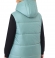 LIA8551 Piparmētru krāsas veste ar kapuci