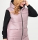 LIA8550 Lavandas krāsas veste ar kapuci