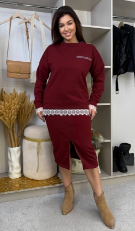 LIA21595 Divdaļīgs trikotāžas kostīms
