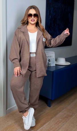 LIA21608 Divdaļīgs velveta kostīms