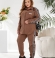 LIA25392 Divdaļīgs velveta kostīms