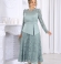 LIA26065 Eleganta kleita ar mežģīni 