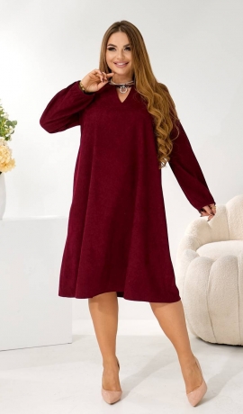 LIA20323 Velveta kleita