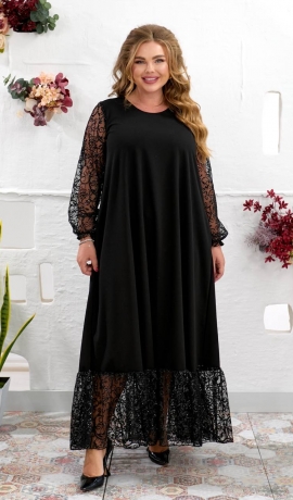 LIA20362 Eleganta kleita ar kabatām 