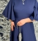 LIA15089 Tumši zila kleita