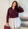 LIA16116 Bordo krekls