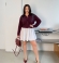LIA16116 Bordo krekls