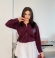 LIA16116 Bordo krekls