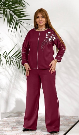 LIA22231 Divdaļīgs velveta kostīms
