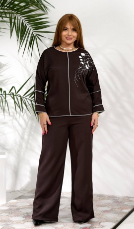 LIA22230 Divdaļīgs velveta kostīms