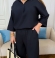 LIA24688 Divdaļīgs lina kostīms