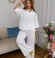 LIA24687 Divdaļīgs lina kostīms