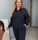 LIA25472 Divdaļīgs velveta kostīms