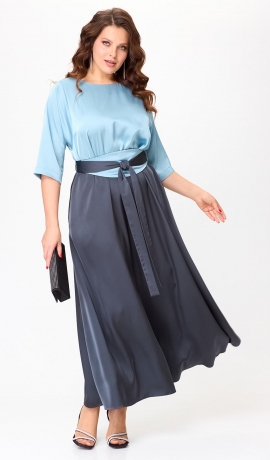 LIA21036 Eleganta kleita ar kabatām