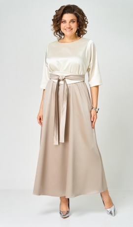 LIA21035 Eleganta kleita ar kabatām 