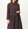 LIA21046 Velveta kleita ar kabatām 