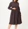 LIA21046 Velveta kleita ar kabatām 