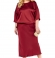 LIA21019 Bordo divdaļīgs kostīms 