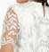 LIA11399 Balta mežģīņu kleita