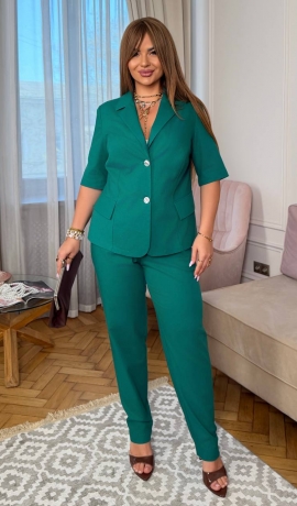 LIA23579 Divdaļīgs lina kostīms
