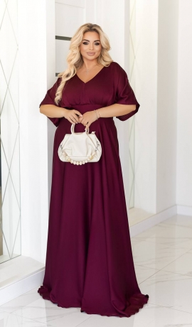 LIA18764 Zīdauduma maxi garuma kleita