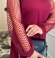 LIA13844 Bordo kleita ar jostu