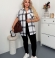 LIA26804 Flaneļa krekls/veste
