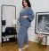 LIA23641 Divdaļīgs lina kostīms