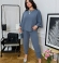 LIA23641 Divdaļīgs lina kostīms