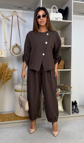 LIA26097 Stilīgs divdaļīgs kostīms