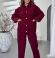 LIA26853 Divdaļīgs velveta kostīms