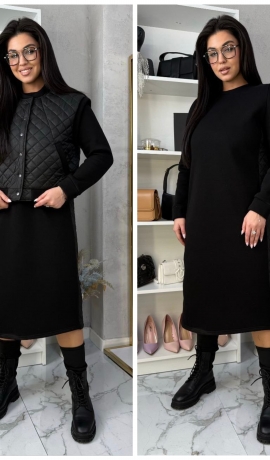 LIA20385 Vestes un kleitas komplekts