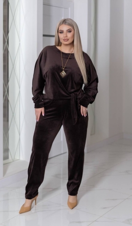 LIA21092 Divdaļīgs samta kostīms  