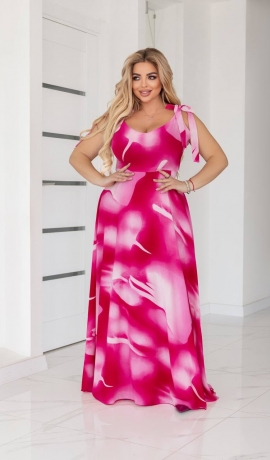 LIA24366 Maxi garuma kleita