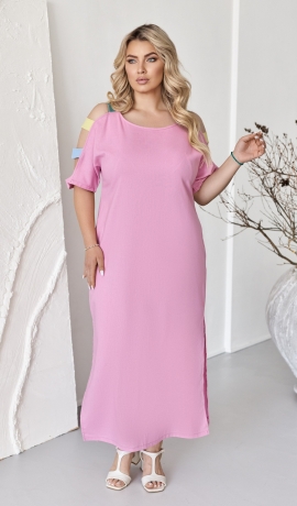 LIA24742 Lina kleita ar kabatām
