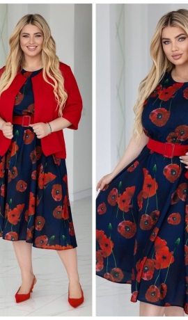 LIA23015 Žaketes un kleitas komplekts