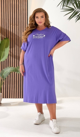 LIA18331 Kokvilnas kleita ar kabatām 