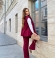LIA14481 Bordo divdaļīgs kostīms