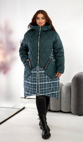 LIA20399 Ziemas virsjaka ar kapuci